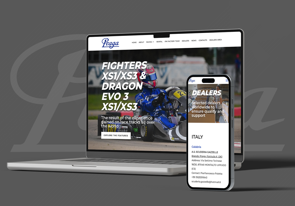 The new Praga Kart website is now live
